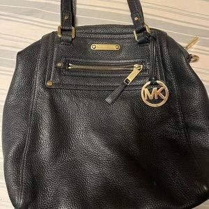 Michael Kors pebbled leather hobo bag